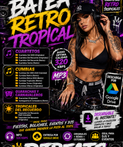Batea Retro tropical