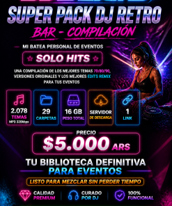 Super pack Retro - Bar Compilacion